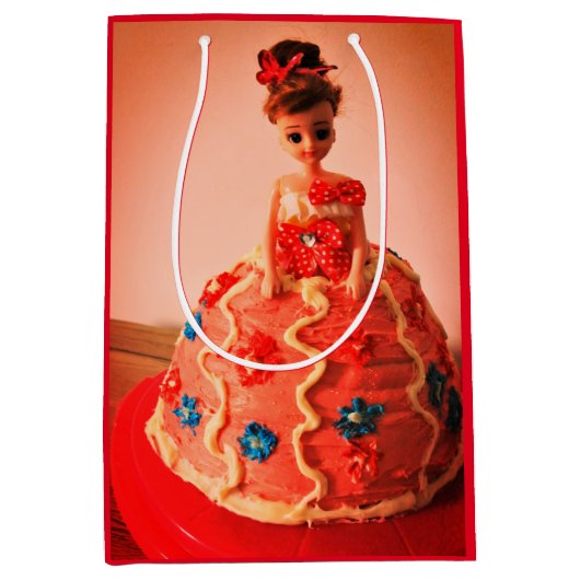 Sac Cadeau Moyen Gâteau de poupée (Devant)