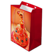 Sac Cadeau Moyen Gâteau de poupée (Dos Angle)