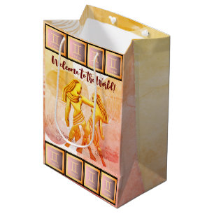 Sac Cadeau Moyen Gemini Baby /Les jumeaux (21 mai - 21 juin)