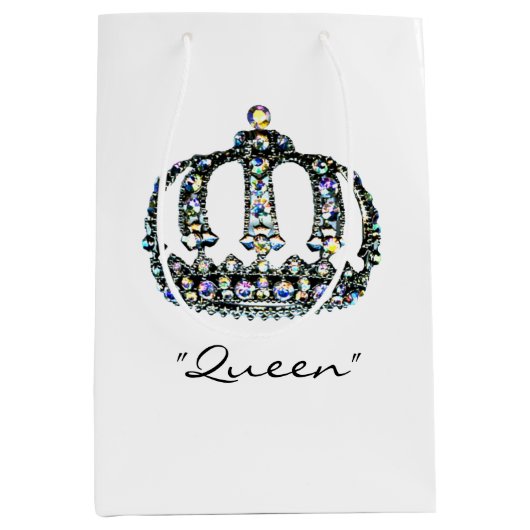 Sac Cadeau Moyen Gemme d'une reine Tiara (Devant)