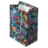 Sac Cadeau Moyen Gemmes & Crystal Jewel Tone (Devant Angle)