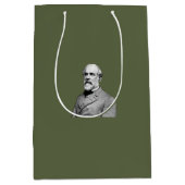 Sac Cadeau Moyen Général ⚔️ 🎩 Robert E. Lee Army Green (Devant)