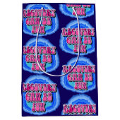 Sac Cadeau Moyen Géode de récupération 12 Étape AA Slogan de récupé (Devant)