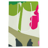 Sac Cadeau Moyen Geraniums fleuris Gras Floriste moderne (Dos)