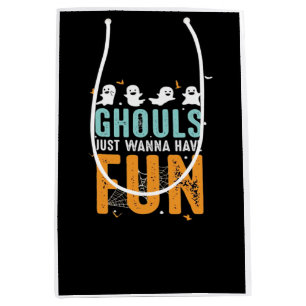 Sac Cadeau Moyen Ghouls veut juste s'amuser drôle Costume d'Hallowe