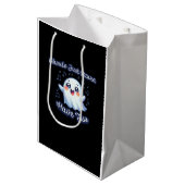 Sac Cadeau Moyen Ghouls veut juste s'amuser Sloth & Slogan (Devant Angle)