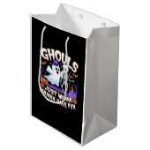 Sac Cadeau Moyen Ghouls Veux Juste S'Amuser Paresseuse Paresseuse (Devant Angle)