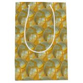 Sac Cadeau Moyen Gift Bag - Golden Marbles (Devant)