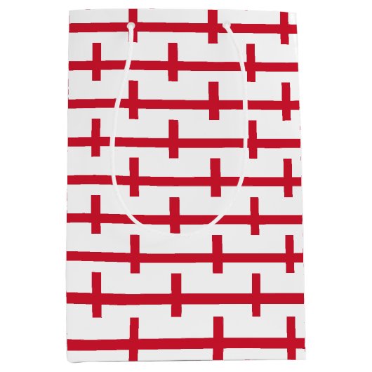 Sac Cadeau Moyen Gift Bag with England flag (Devant)