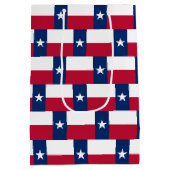 Sac Cadeau Moyen Gift Bag with flag of Texas, USA (Dos)
