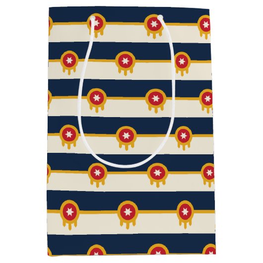 Sac Cadeau Moyen Gift Bag with flag of Tulsa, USA (Devant)
