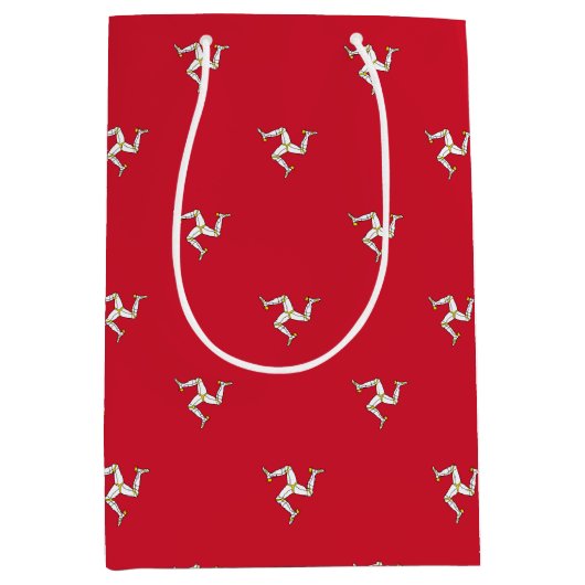 Sac Cadeau Moyen Gift Bag with Isle of Man flag (Devant)