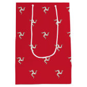 Sac Cadeau Moyen Gift Bag with Isle of Man flag (Dos)