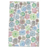 Sac Cadeau Moyen Giftbag de conception de Succulents (Dos)