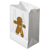 Sac Cadeau Moyen GingerBread Man Christmas Cookie (Devant Angle)