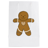 Sac Cadeau Moyen GingerBread Man Christmas Cookie (Dos)