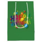 Sac Cadeau Moyen Giraffe anniversaire (Dos)