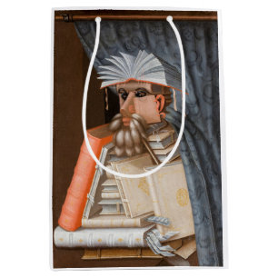 Sac Cadeau Moyen Giuseppe Arcimboldo - Le Bibliothécaire