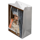 Sac Cadeau Moyen Giuseppe Arcimboldo - Le Bibliothécaire (Dos Angle)