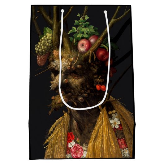 Sac Cadeau Moyen Giuseppe Arcimboldo - Quatre saisons en une tête (Dos)