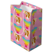 Sac Cadeau Moyen Gizmo | Motif arc-en-ciel (Dos Angle)