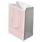 Sac Cadeau Moyen Glam aux cils d'or rose (Dos Angle)