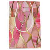 Sac Cadeau Moyen Glam Gold Glitzy rose (Devant)