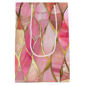 Sac Cadeau Moyen Glam Gold Glitzy rose (Dos)