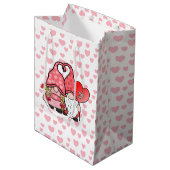 Sac Cadeau Moyen Gnome Couple (Devant Angle)