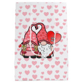 Sac Cadeau Moyen Gnome Couple (Dos)