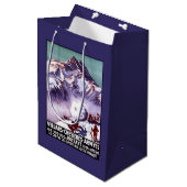 Sac Cadeau Moyen Gnomes vilains faisant l'affiche géante de (Devant Angle)