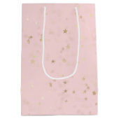 Sac Cadeau Moyen Gold Stars and Dots 18th Birthday Medium Gift Bag (Dos)