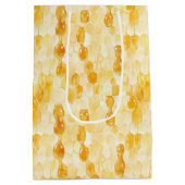 Sac Cadeau Moyen Gold Yellow Honey Birthday (Dos)