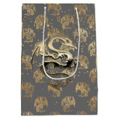 Sac Cadeau Moyen Golden King Dragon (Dos)