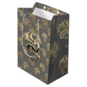 Sac Cadeau Moyen Golden King Dragon (Dos Angle)
