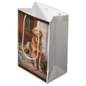 Sac Cadeau Moyen Golden Retriever (Devant Angle)