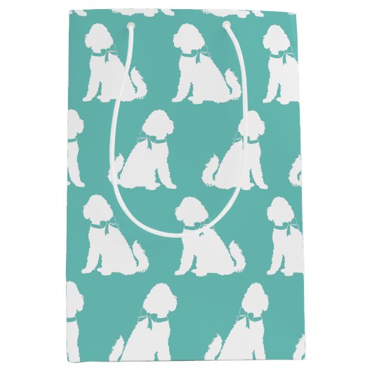 Sac Cadeau Moyen Goldendoodle Chien Chien Puppy Labradoodle (Devant)