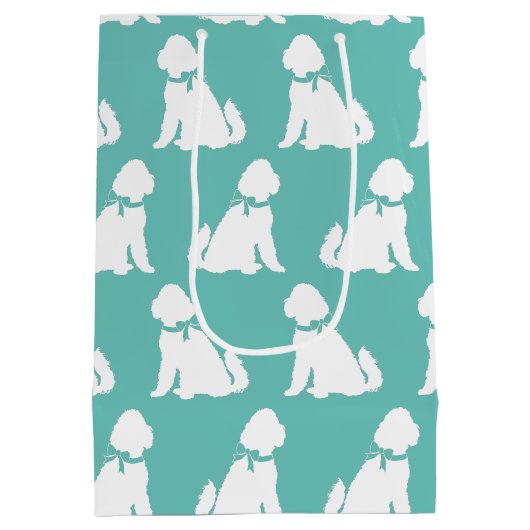 Sac Cadeau Moyen Goldendoodle Chien Chien Puppy Labradoodle (Dos)