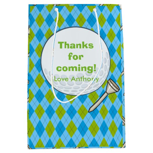 Sac Cadeau Moyen Golf (Devant)