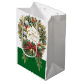 Sac Cadeau Moyen Golf Arizona Christmas Wreath for Golfer (Devant Angle)