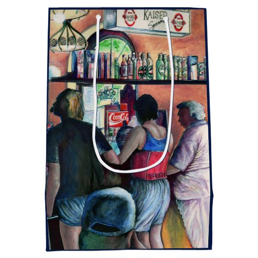 Sac Cadeau Moyen Golf Bufe, Budapest (Dos)