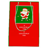 Sac Cadeau Moyen Golf Noël Vacances Moyen Cadeau (Dos)