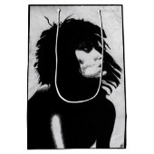 Sac Cadeau Moyen Goth Goddess Portrait original Art noir blanc (Dos)