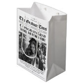 Sac Cadeau Moyen Graduation modifiable Cadeau Graduation Journal (Devant Angle)