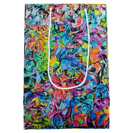 Sac Cadeau Moyen graffiti (Dos)