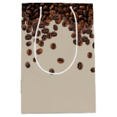 Sac Cadeau Moyen Grains de café (Devant)