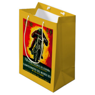 Sac Cadeau Moyen Gran Premio de Espana Vintage PosterEurope