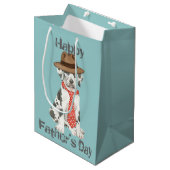 Sac Cadeau Moyen Grand Dane Papa (Devant Angle)