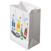 Sac Cadeau Moyen Graphique de boisson de levage Fizzy (Devant Angle)