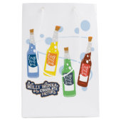 Sac Cadeau Moyen Graphique de boisson de levage Fizzy (Devant)